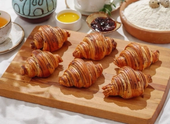 Круассаны с шоколадом